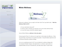 Tablet Screenshot of minkewellness.com